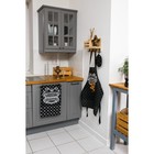 Полотенце кухонное Доляна "Король кухни" 35х60 см, 100% хлопок, рогожка - Фото 6