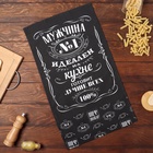 Кухонное полотенце «Доляна. Шеф-повар №1», 35×60 см, 100% хлопок, рогожка - Фото 4