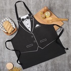 Фартук кухонный мужской Доляна «Джентльмен», 60×70 см, 100% хлопок, рогожка - Фото 4