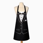 Фартук кухонный мужской Доляна «Джентльмен», 60×70 см, 100% хлопок, рогожка - Фото 5