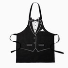 Фартук кухонный мужской Доляна «Джентльмен», 60×70 см, 100% хлопок, рогожка - Фото 2