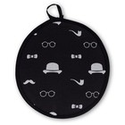 Кухонный набор 3 предмета «Доляна. Джентльмен», фартук 60×70 см, прихватка 20×20 см, полотенце 35×60 см - Фото 8