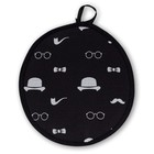 Кухонный набор 3 предмета «Доляна. Джентльмен», фартук 60×70 см, прихватка 20×20 см, полотенце 35×60 см - Фото 9