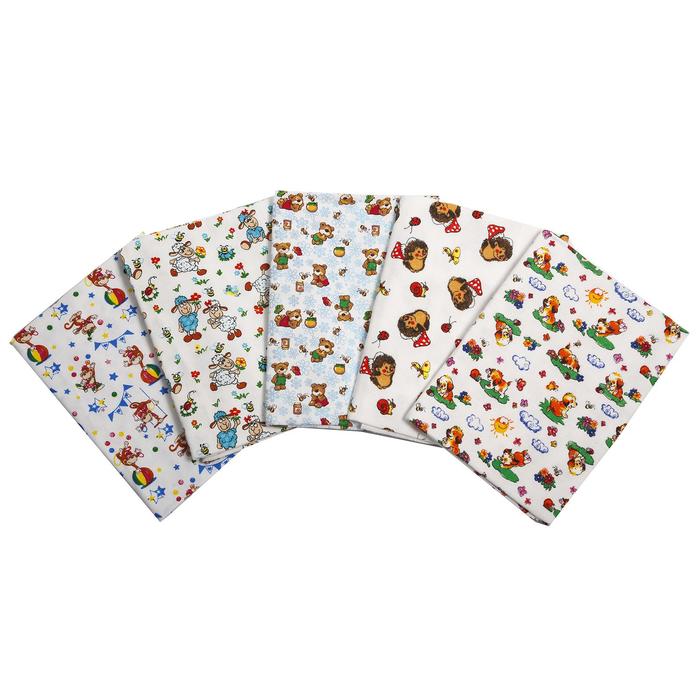 Пеленка фланелевая, размер 75×120 см, цвет МИКС, 170 г/м², хлопок 100% - Фото 1