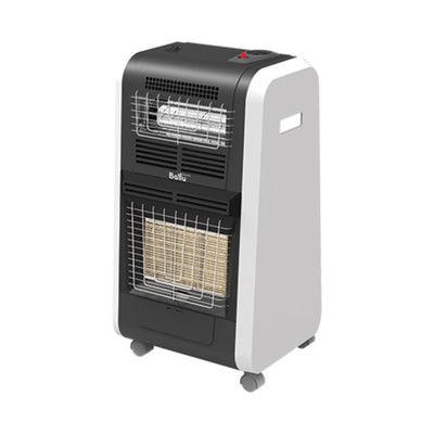 Обогреватель инфракрасный Ballu BIGH-55 H, газовый, напольный, 4200 Вт, 60 м², белый, чёрный