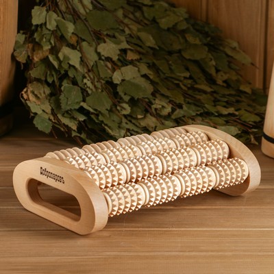 Массажер банный для спины «Добропаровъ» роликовый, комбинированный