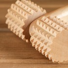 Массажёр банный "Добропаровъ" зубчатый, с ручкой - Фото 2