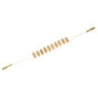 Массажёр - лента, зубчатый, деревянный, универсальный, 10 звеньев - Фото 5