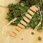 Массажёр - лента, деревянный, универсальный, 10 звеньев - Фото 1