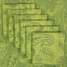 Столовый набор "Этель" Огурцы, цвет салатовый (скатерть 135х280 см, салфетки 40х40 см - 10 шт.), хл. с ВМГО - Фото 5