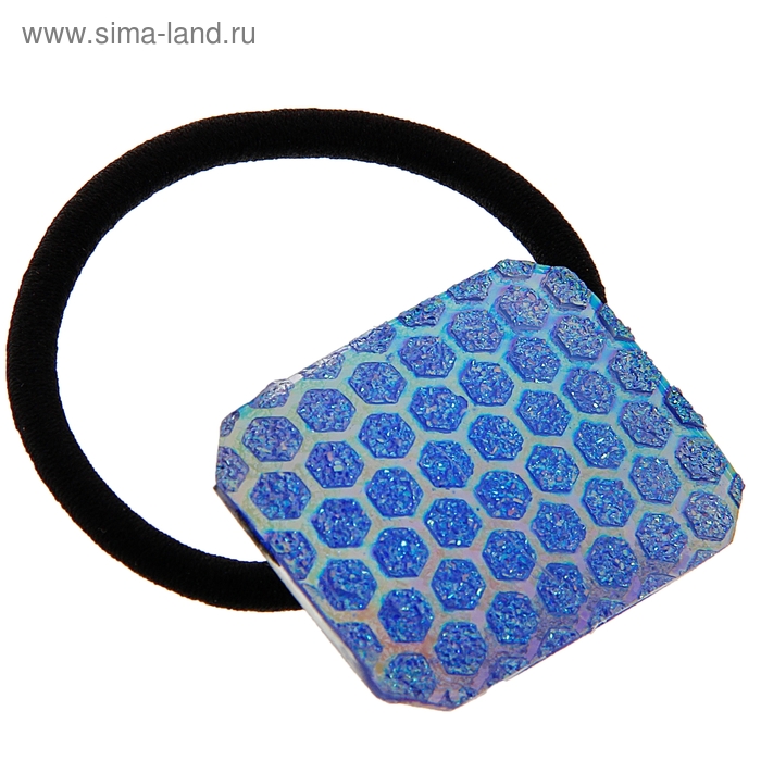 резинка для волос "Диско" прямоугольник шарики микс - Фото 1