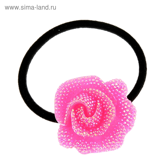 резинка для волос "Диско" роза сахарная микс - Фото 1