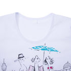 Комплект женский (футболка, бриджи) 634 цвет белый, р-р 58 - Фото 3