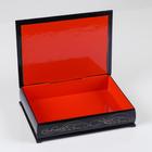 Шкатулка для украшений «Букет в вазе», 16×22 см, лаковая миниатюра, МИКС - Фото 5