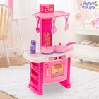 Игровой модуль "Кухня" с аксессуарами, световые и звуковые эффекты, высота 54 см, БОНУС - вырезная бумажная кукла с одеждой - Фото 1