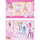 Игровой модуль "Кухня" с аксессуарами, световые и звуковые эффекты, высота 54 см, БОНУС - вырезная бумажная кукла с одеждой - Фото 8