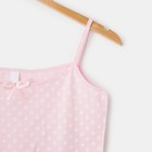 Пижама женская (майка, шорты), цвет розовый МИКС/серый, размер 44 - Фото 3