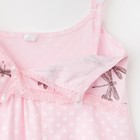 Комплект для беременных и кормящих (сорочка, халат) цвет розовый, принт МИКС, размер 44 - Фото 5