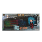Игровой набор Qumo Respawn, клавиатура+мышь, проводной, мембранный, 2400 dpi, USB, черный - Фото 9