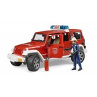 Внедорожник Jeep Wrangler Unlimited Rubicon Пожарная с фигуркой - Фото 4