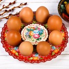 Подставка пасхальная на 8 яиц «Цветы» - Фото 1