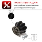 Ручка-кнопка PEONY Ceramics 001, керамическая, черная - Фото 5