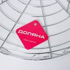 Полка для ванной Доляна «Завитки», угловая, двухъярусная, 20×20×33 см, хромированная - Фото 4