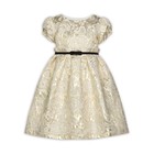 Платье нарядное для девочки, рост 104 см, цвет золотой - Фото 3
