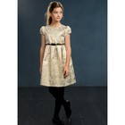 Платье нарядное для девочки, рост 122 см, цвет золотой - Фото 1