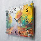 Часы-картина настенные, серия: Природа, "Осенняя дорога. Картина маслом", 25х35 см - Фото 2