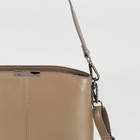 Сумка женская, отдел на молнии, наружный карман, длинный ремень, цвет хаки - Фото 4