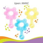 Прорезыватель силиконовый «Цветок», от 3 мес., МИКС - Фото 3