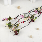 Декор ветка "Бутоны цветов с ягодами" 150 см, (цена за 1шт) микс - Фото 1