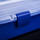 Бокс пластиковый для хранения раздвижной, 3 отделения, 31×17×14 см, цвет МИКС - Фото 2