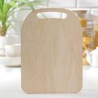 Доска разделочная деревянная «Цветы», 29×21×0,6 см - Фото 2