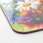 Доска разделочная деревянная «Цветы», 29×21×0,6 см - Фото 4