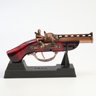 Зажигалка газовая настольная «Пистолет», пьезо - Фото 3