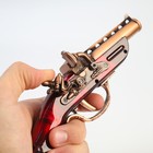 Зажигалка газовая настольная «Пистолет», пьезо - Фото 4