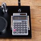 Набор настольный 6в1 с калькулятором, 16х36 см, черный - Фото 5