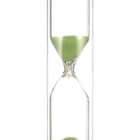 Песочные часы "Ламбо", на 1 минуту, 9 х 2.5 см, зеленые - Фото 2
