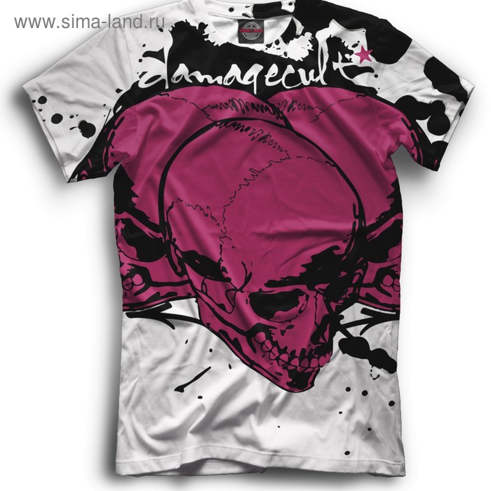 Футболка мужская Skull, размер XS - Фото 1