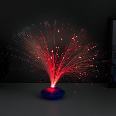 Фигурка световая RISALUX «Веер. Фонтан», LED-ночник, 32 см, МИКС