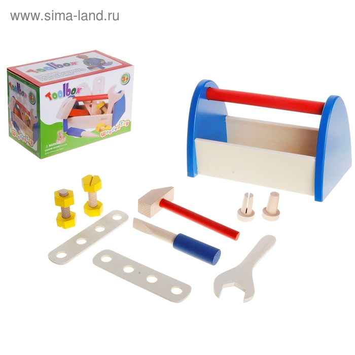 Набор инструментов, 8 предметов, в коробке - Фото 1