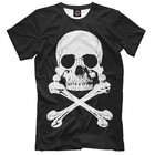 Футболка мужская «Череп и кости», размер XXXL - Фото 1