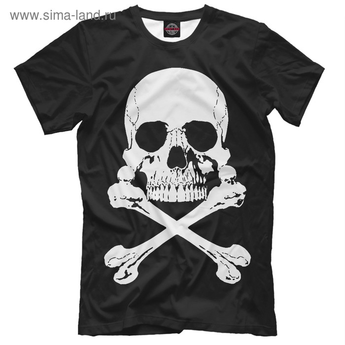 Футболка мужская «Череп и кости», размер XXXL - Фото 1