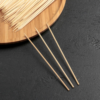 Набор шампуров Доляна, 15 см, d=3 мм, 85-90 шт., бамбук