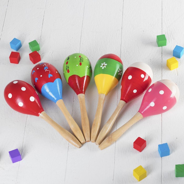 Игрушка музыкальная Маракас, МИКС - Фото 1