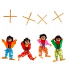 Дергунчик - марионетка на ниточках "Клоун", цвета МИКС - Фото 1