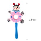 Музыкальная игрушка-бублик со зверями, МИКС - Фото 2