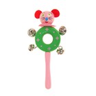 Музыкальная игрушка-бублик со зверями, МИКС - Фото 3